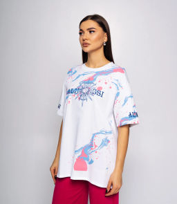 Футболка #КТ543, белый