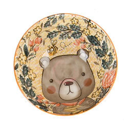 Салатник Kawaii Forest. Bear v=400мл. (min 20) (без индивидуальной упаковки) - Nouvelle home фото 2