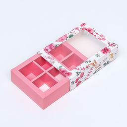 Цена за 5 шт. Коробка для 6 конфет «Тебе с любовью» 13.7×9.8×3.11. Кондитерская упаковка