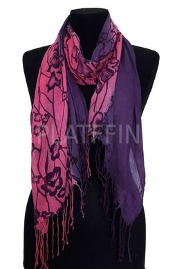 133 Шарф тонкий лен