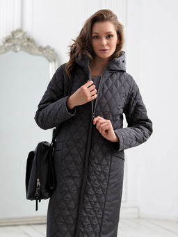 24415 Пальто графитовый - Dizzyway фото 3