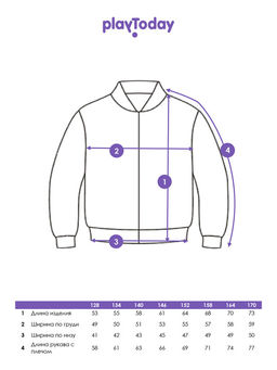 PlayToday / Ветровка-бомбер для девочки  фото 10