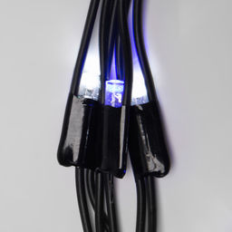 ULD-N2015-288/SBK WHITE-BLUE IP67 Сетка светодиодная, статическое свечение, 2*1,5м. Соединяемая. 288 светодиодов. Бело-синий свет. Провод черный. TM Uniel.