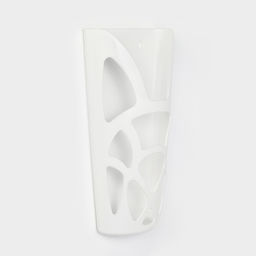 Корзина для пакетов IDEA «Геометрия», пластик, 18×9×35 см, белая