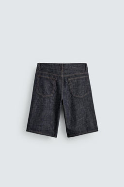 BERMUDA DENIM BAGGY FIT / ?ndigo - Zara фото 9