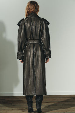 FAUX LEATHER COAT - Zara фото 5