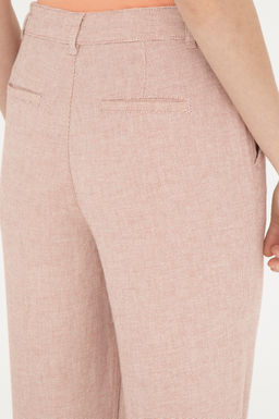 Женские брюки из плотной ткани пудрового цвета - U.s. polo assn фото 14