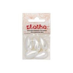 Бусина Zlatka пластик JJBH-06 12 x 22 мм 5 х 5 шт №01  фото 4