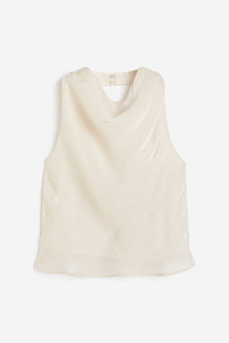 Top halter de saten