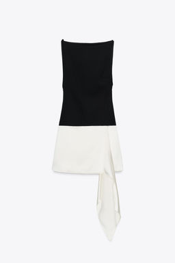 CONTRAST SHORT DRESS - Zara фото 4