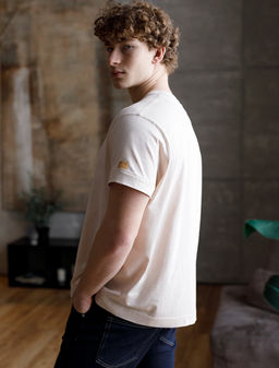 VILATTE / Футболка из фактурного полотна из 100% хлопка  фото 3