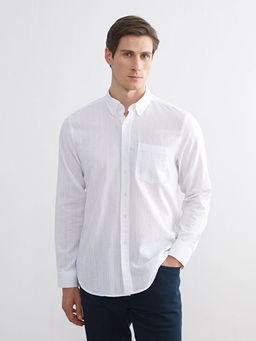 Regular Fit Uzun Kollu Arm?rl? Erkek G?mlek