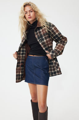 Chaqueta de sarga con cuello revestido - H&m фото 3