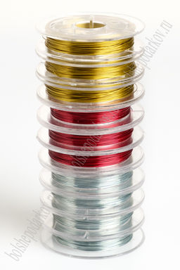 Проволока 0,3 мм*10 м (10 шт) SF-903, три цвета