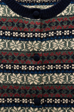 JACQUARD KNIT CARDIGAN - Zara фото 7