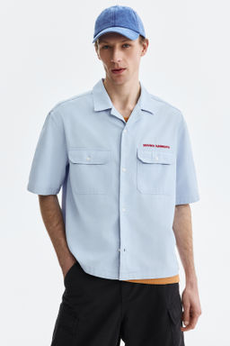 Camisa cargo de manga corta Relaxed Fit - H&m фото 4