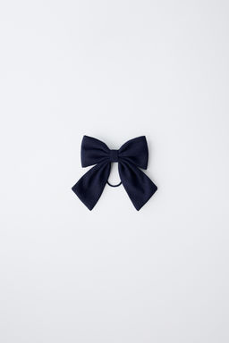 PIQU_ BOW SCRUNCHIE