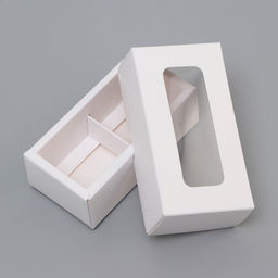 Цена за 3 шт. Коробка для 2 конфеты, белая, 10.5×5.5×3.5 см