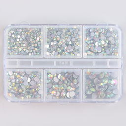 Набор страз Стёклышко, 6 размеров от 1,9 см до 4,6 см - Simaland фото 3