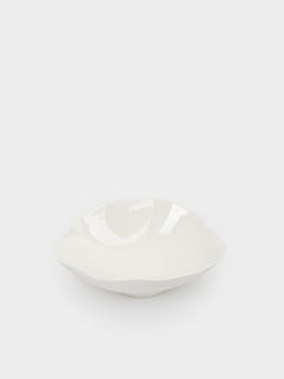 Салатник, 22х18х7 см, 500 мл, фарфор P, белый, Волнистый край, White ocean - Anna lafarg фото 3