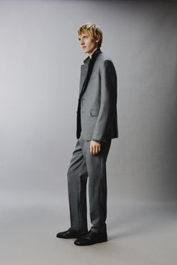 100% LINEN SUIT TROUSERS - Zara фото 12