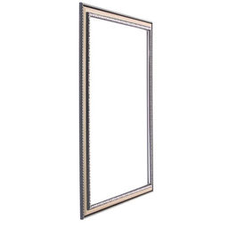 Рама для картин (зеркал) 30×40×2.8 см, пластиковая, Calligrata 6448, серебристый