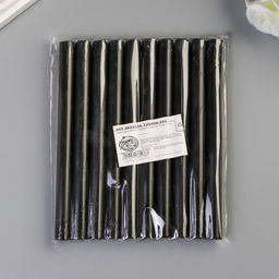 Цена за 10 шт. Сургуч для печати стержень «Чёрный», 13.2×1.1 см