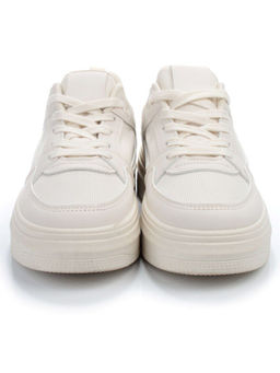 05-6180-61 BEIGE Кроссовки женские (искусственные материалы) - No name фото 5