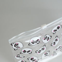 Набор Панда, косметичка, расчёска, мелок для волос, 2 резинки, блокнот 10х10 см, 16 л. МИКС - Simaland фото 8