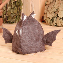 Шапка коричневая модельная Дракон - Simaland фото 3