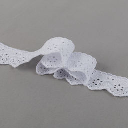 Шитье Gamma 37 мм GYEM-3702 в рулоне 9 м 0.2 м Турция белый