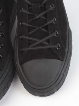 03-N72699-1 BLACK Полуботинки спортивные мужские (натуральная замша)