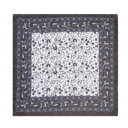 Платок женский, цвет тёмно-серый, размер 72*72 - Rossini фото 2