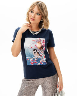 Футболка с шелковой вставкой - Sahar art lab фото 2