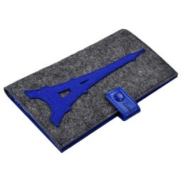 Органайзер-обложка д/путешествий арт.45284/30 ФЕТР ГРАФИТ.+ФЕТР СИНИЙ+САРИФ СИНИЙ - Escalada фото 3