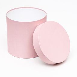 Набор круглых коробок 5 в 1 Краски, пыльная роза, 25 х 25 х 25 - 19 х 19 х 19 см - Simaland фото 5