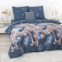 Постельное бельё Пегас (бязь премиум) Евро/Пододеяльник: 1 шт. - 215*200; Простыня: 1 шт. - 220*240; Наволочка: 2 шт. - 70*70; Премиум - Артпостель фото 3