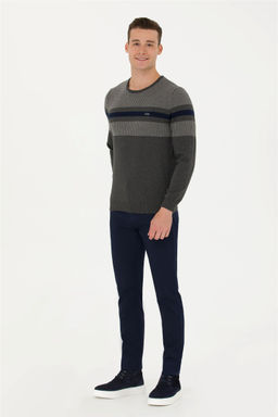 U. S. Polo Assn / Мужские темно-синие брюки из плотной ткани