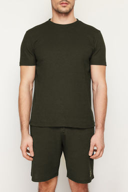 TRENDYOL MAN Mavi Regular Fit Waffle Sortlu Pijama Tak?m? TMNSS23PT00032 - Trendyolmilla фото 71