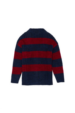 Темно-синий трикотажный кардиган для девочки - U.s. polo assn фото 5