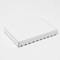 Цена за 10 шт. Коробочка для печенья с PVC крышкой Горох, крафт, 22 х 15 х 3 см - UPAK LAND фото 2