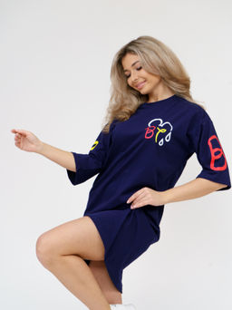 894 Футболка "Темно-синий"