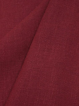 Конопля с хлопком-диагональ цв.Винтажно-бордовый, СОРТ2, ш.1.4м, конопля-80%, хлопок-20%, 246гр/м.кв - Купава фото 6