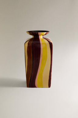STRIPED CERAMIC VASE X COLLAGERIE