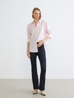 ?izgili Oversize Kad?n G?mlek