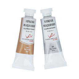 Краска масляная VISTA-ARTISTA Studio металлик VAMP-45 45 мл 3 шт. 48 Под серебро (Silver)