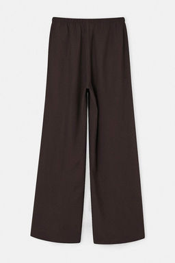 Koyu Kahverengi Modal Wideleg Genis Paca Pantolon TWOSS26PL00105 - Trendyolmilla фото 2
