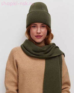 144 KWH Комплект женский (колпак+шарф) (56-58)