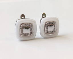 Серьги с керамикой