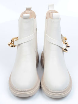 5267-2 WHITE Ботинки демисезонные женские - No name фото 12